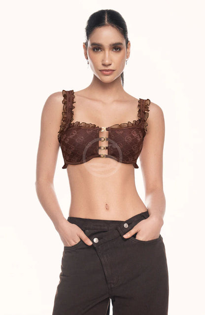 BRALETTE FUEGO MARRON SANTISIMAS