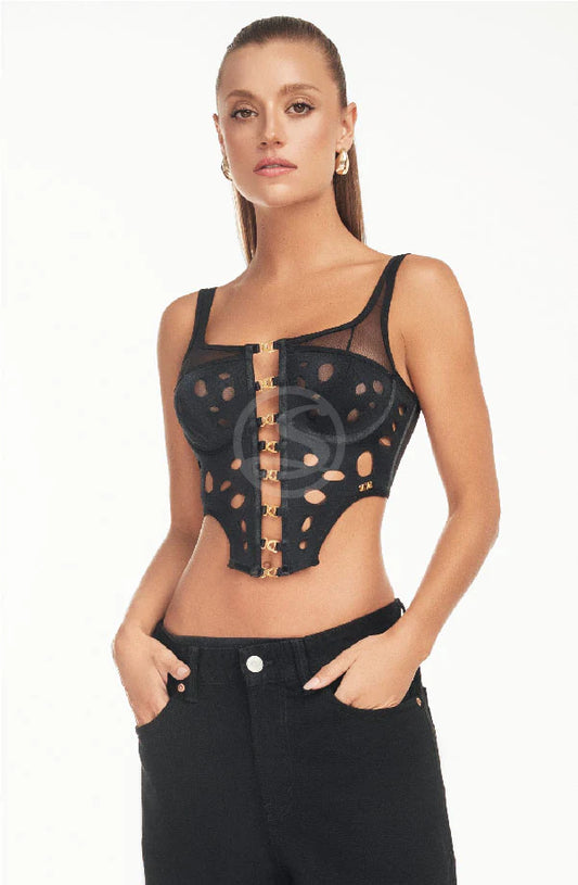 CORSET NAYA NEGRO SANTISIMAS