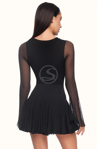 VESTIDO CAÑON NEGRO